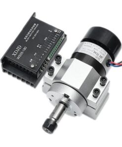 0.4kW ER11 Chuck CNC Spindle Motor with Driver Speed Controller and Clamp (12000rpm) - DIY-Geek