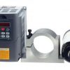 1.5kw Air Cooled Spindle Motor + 220v 1.5kw Inverter VFD + 80mm Bracket - DIY-Geek