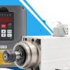 1.5kW Air Cooled CNC Spindle Motor for CNC Router 220V/380V + 2.2kW Inverter