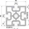 60 x 60 Aluminium Modular Profile - 4 Slots - DIY-Geek