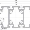 90 x 180 Aluminium Modular Profile - 12 Slots - DIY-Geek