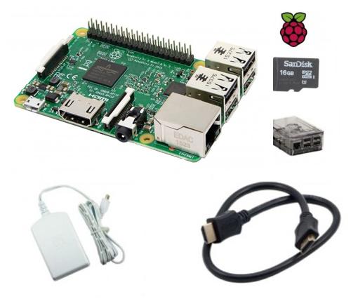 Raspberry Pi 3 Model B Clear Case Kit - DIY-Geek