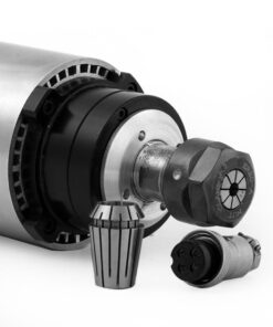 2.2 kw Air Cooled Spindle Motor + VFD + 80mm Clamp + ER20 Collet Set - DIY-Geek
