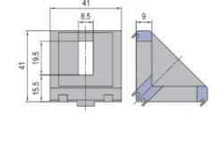 Die Cast Bracket PG45 45x45 Set J