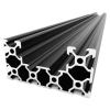4080 C-Beam Aluminium Profile Black