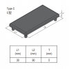 End Cap PG30 - 30x90