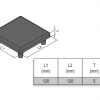 End Cap PG40 - 120x120
