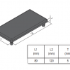 End Cap PG40 - 80x120