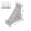 AP Bracket 100x100 PG45-45