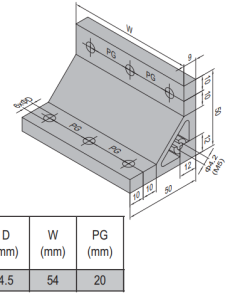 AP Bracket 50x50 PG20-60