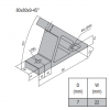 AP Bracket 80x80 PG30-30