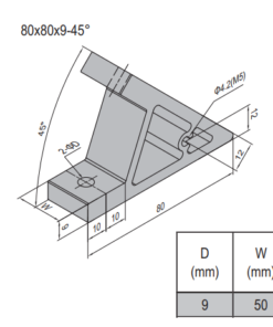 AP Bracket 80x80 PG40-60
