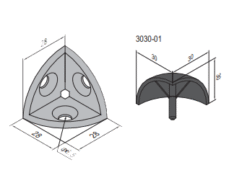 Cubic Connector 3030-1 Set