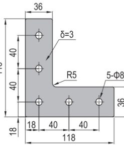 Joining Plate - L-Shape Set X