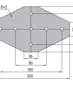 Joining Plate - PG40-4040-06 Set X
