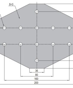Joining Plate - PG40-4080-03 Set X