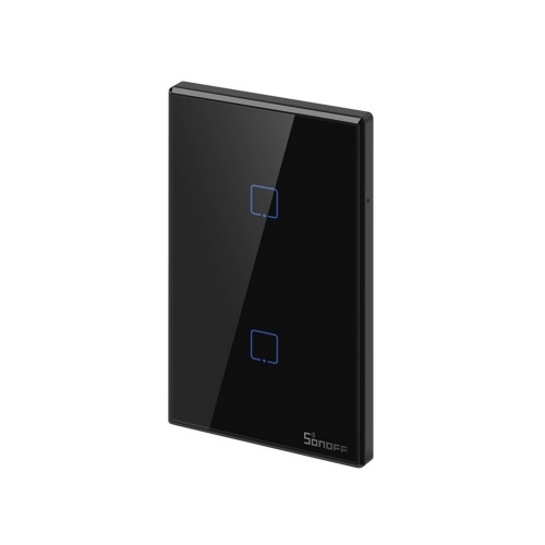 Sonoff Smart Light Switch Black 2CH WiFi and RF
