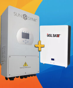 SunSynk Hybrid Inverter 5.5kW + 1 x BSL Wall 51.2V - 200Ah (10.24kWh)