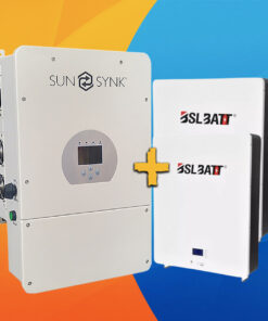 SunSynk Hybrid Inverter 8.8 kW + 2 x BSL Wall 51.2V - 200Ah (10.24kWh)