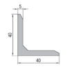 Angle Profile 40x40x5