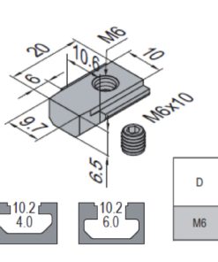 Anti-Torsion Subsequent Nut