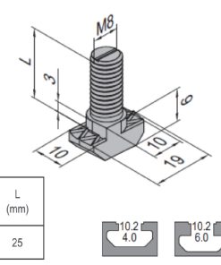 T Bolt - 10 - 25 PG40/45/50/60