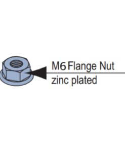 M6 Flange Nut