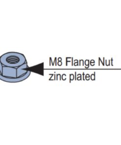 M8 Flange Nut
