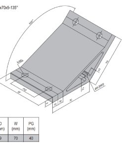 AP Bracket 70x70 PG40-80