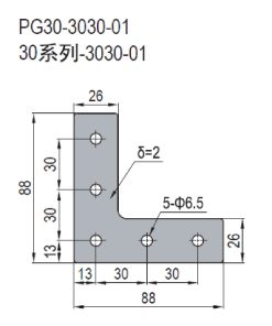 Joining Plate - PG30-3030-01