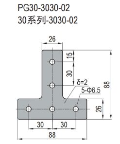 Joining Plate - PG30-3030-02