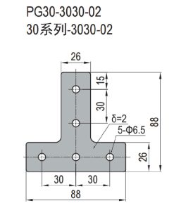 Joining Plate - PG30-3030-02