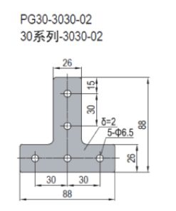 Joining Plate - PG30-3030-03