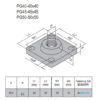 Mounting Plate PG40 40x40