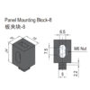 Panel Mounting Block - 8 Set