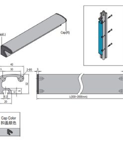 Aluminum Handle - Black