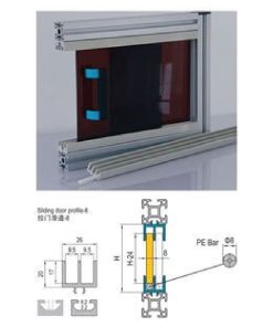 Sliding Door Profile 8 - 3m Bar