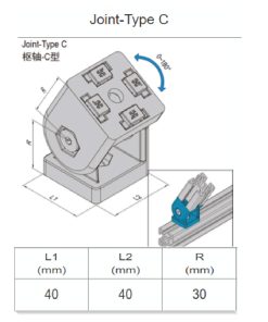 Joint - Type C - 40x40