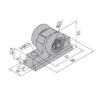 Pulley Block For Sliding Door PG30
