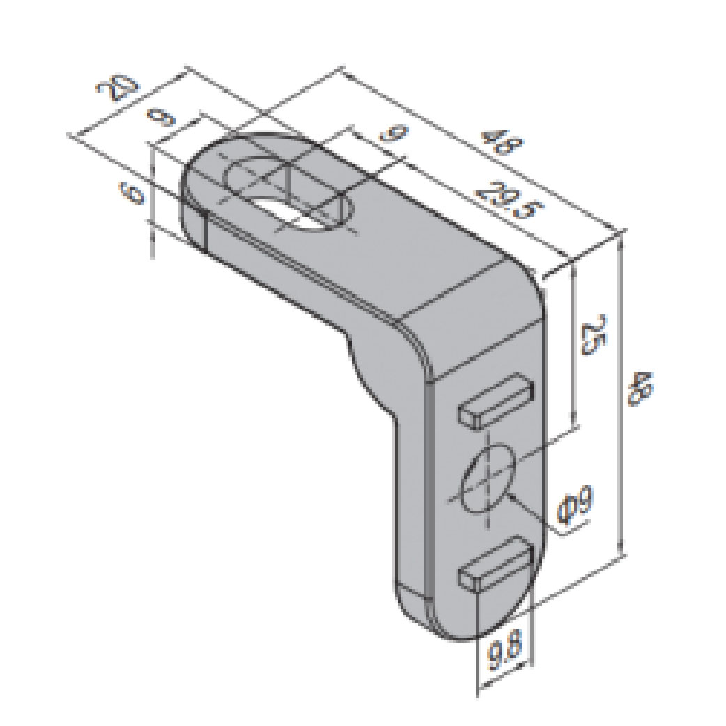 Connecting Element For Clamping Profile Unit