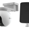 EZVIZ EB8 2K Battery-Powered PT 4G Camera + Solar Kit