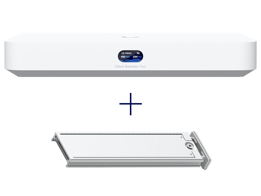 Ubiquiti 10G Multi-WAN UniFi Cloud Gateway Fiber with M.2 SSD Tray