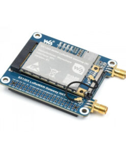 SX1303 868M LoRaWAN Gateway HAT for Raspberry Pi, Standard Mini-PCIe Socket, Long range Transmission, GNSS Module